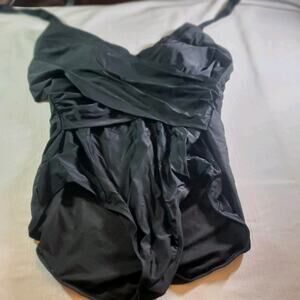 Time and True Women's Bathing Suit | Size 2x (20W-22W) Black